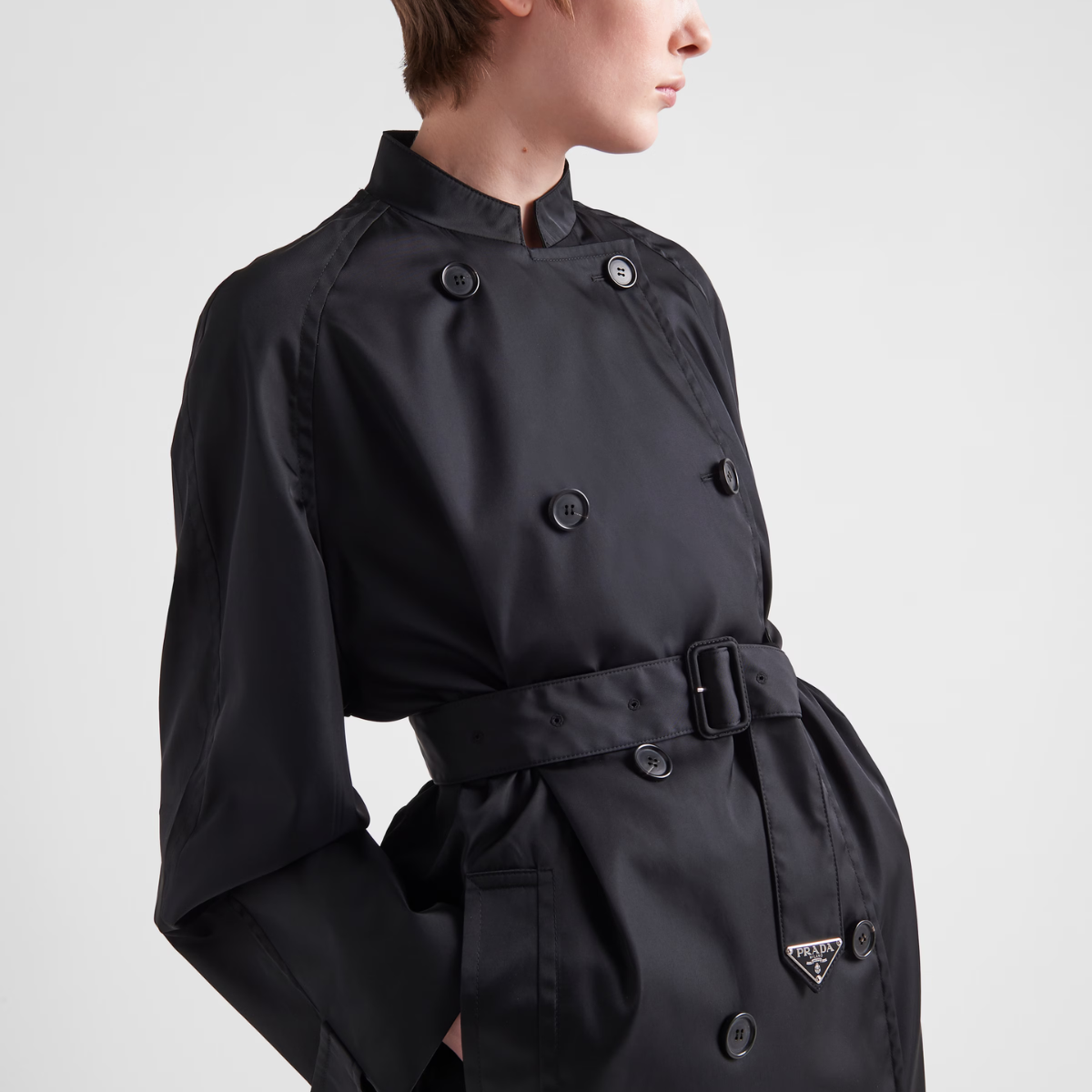 Re-Nylon raincoat