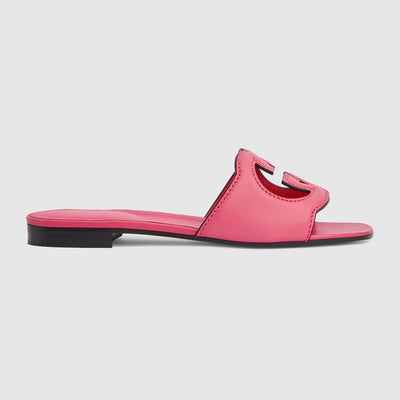 Women's slide sandal with Interlocking G