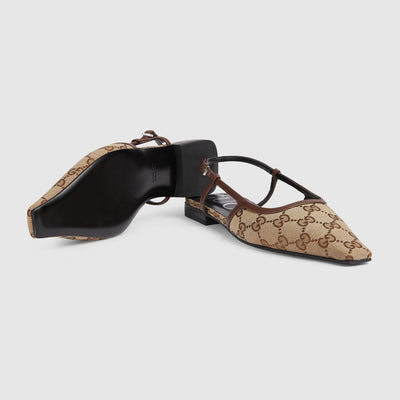 GG slingback ballet flat