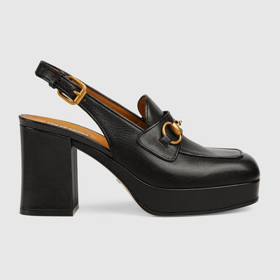 Women's Horsebit leather mule