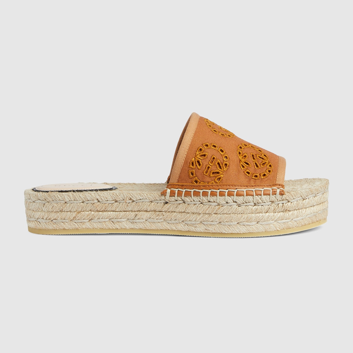 Espadrille sandal with Interlocking G