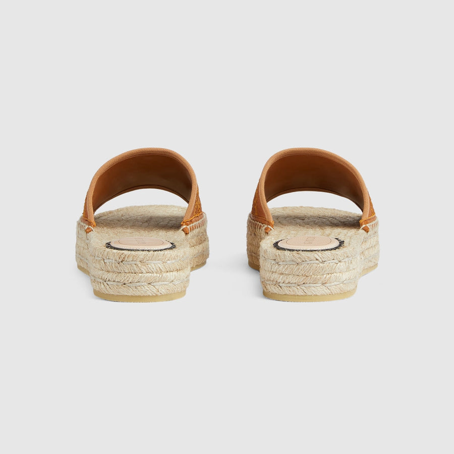 Espadrille sandal with Interlocking G