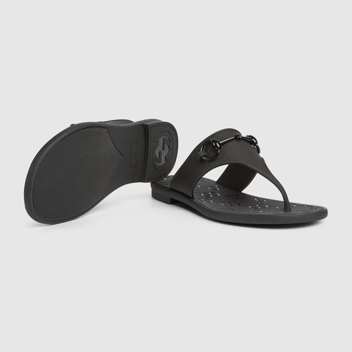 Women's thong GG sandal with Horsebit