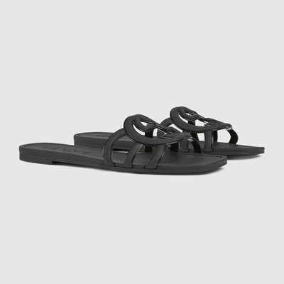 Women's Interlocking rubber sandal