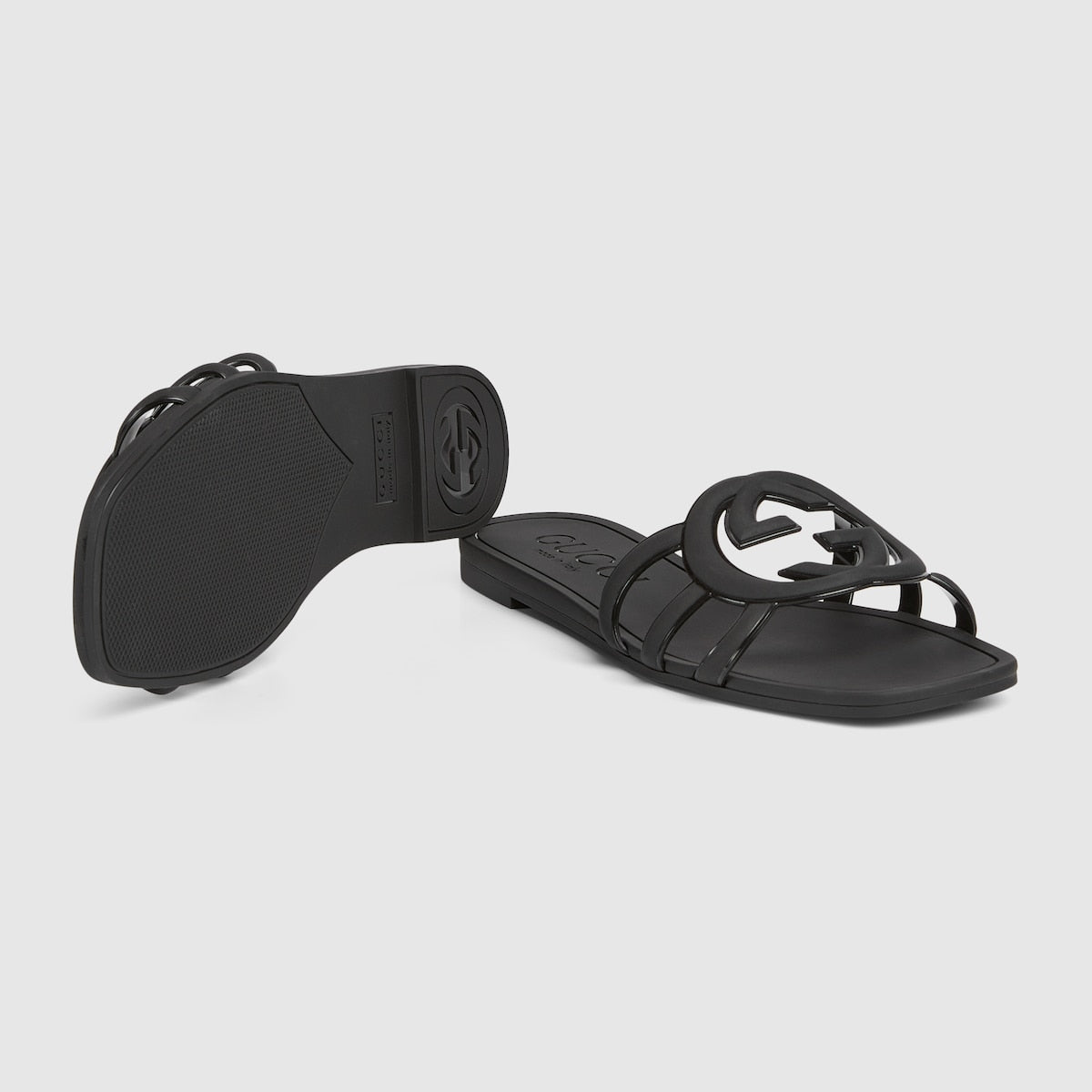 Women's Interlocking rubber sandal