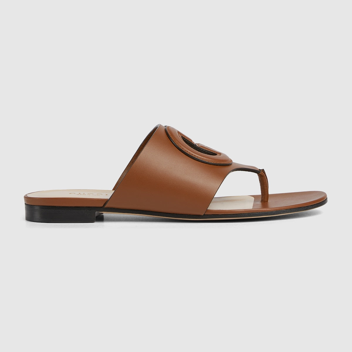 Interlocking G cut-out sandal