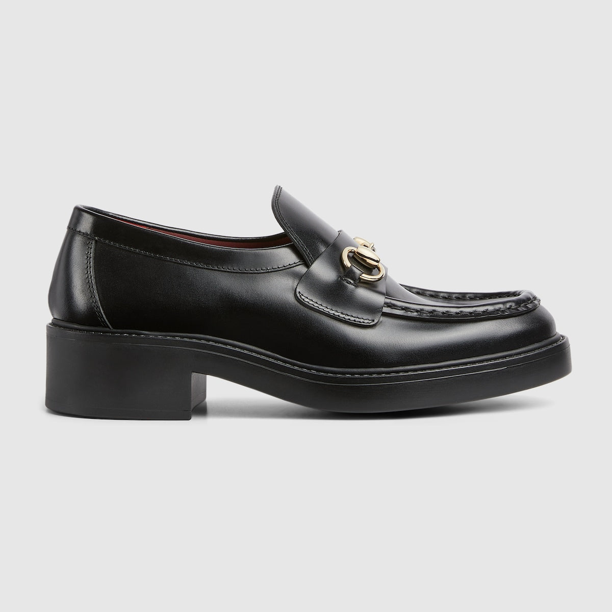 Women's loafer with Horsebit with lug sole