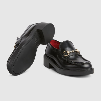 Women's loafer with Horsebit with lug sole