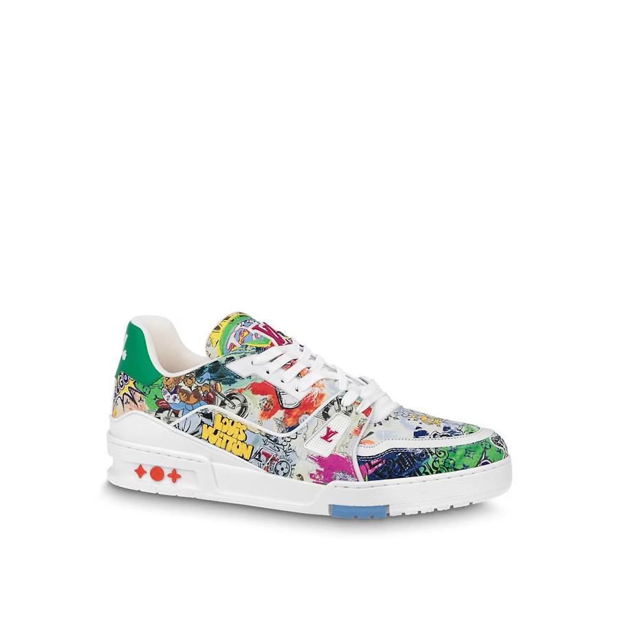 Trainer Printed Canvas Sneaker