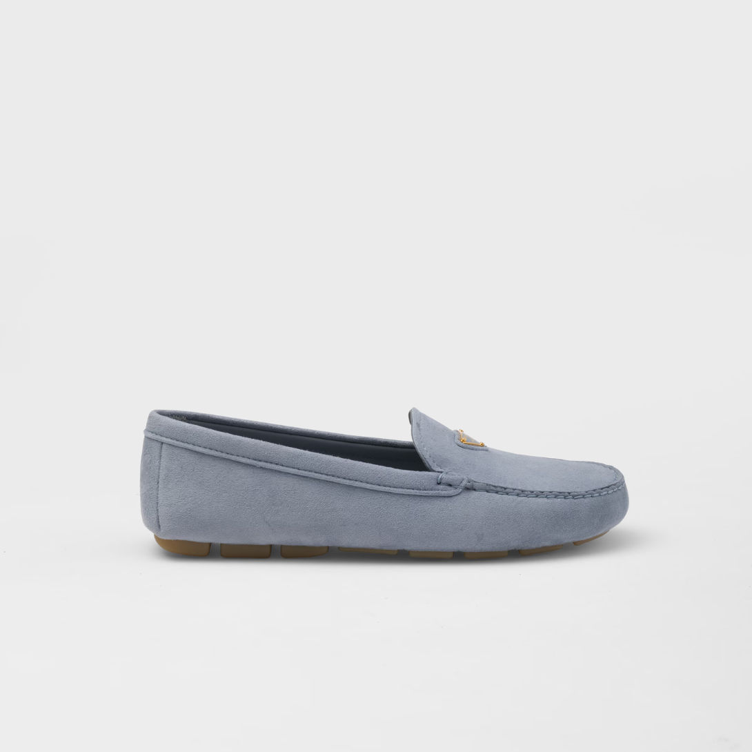 Suede driving loafers