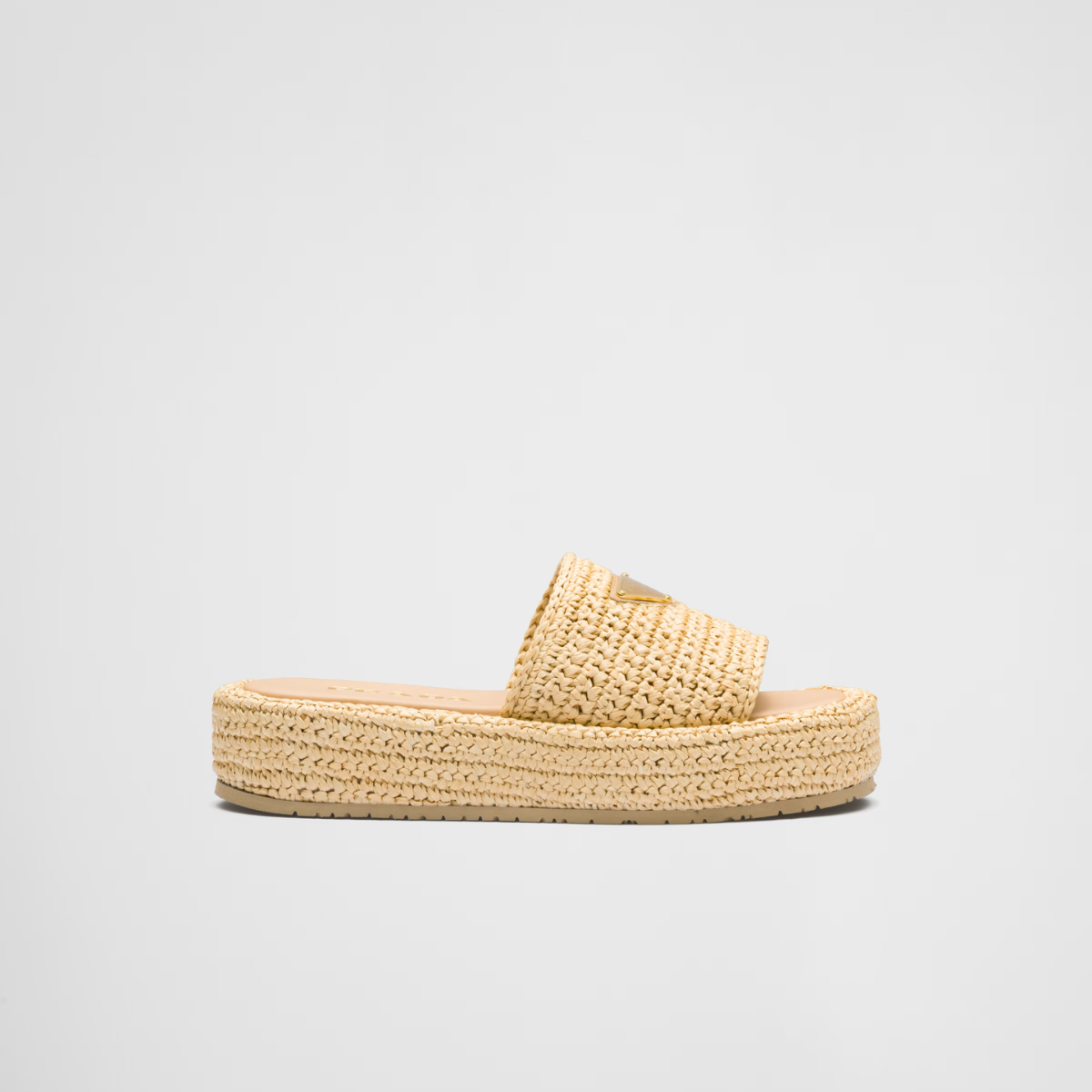 Crochet Flatform Iconic Slides