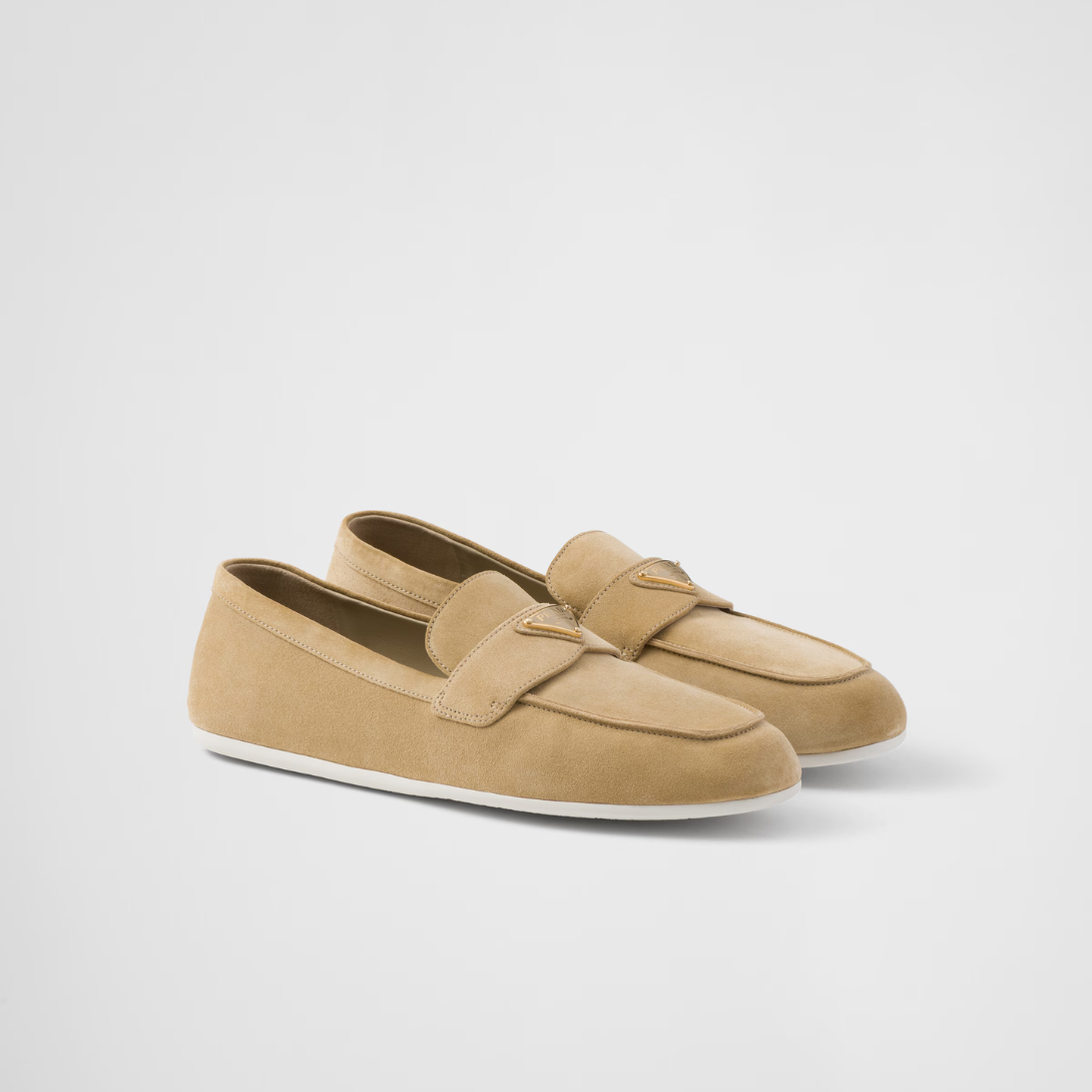 Suede loafers