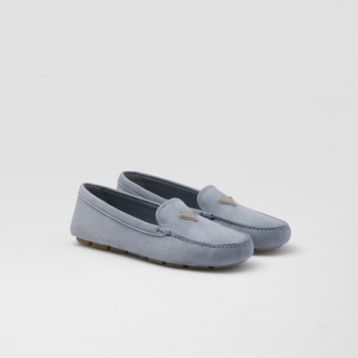 Suede driving loafers