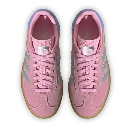 Adidas Gazelle Bold Kids True Pink Gum Silver Purple