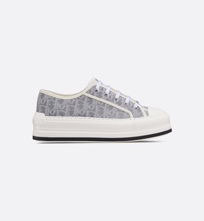 Walk'n' Platform Calfskin Textured Sneaker