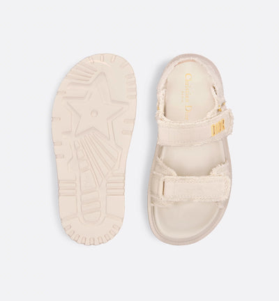 Cotton Canvas Sandal