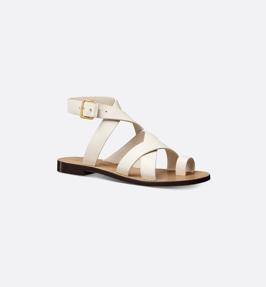 Sun Toe-Ring Sandal Calfskin