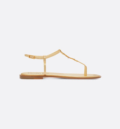 C'est Thong Laminated Calfskin Sandal