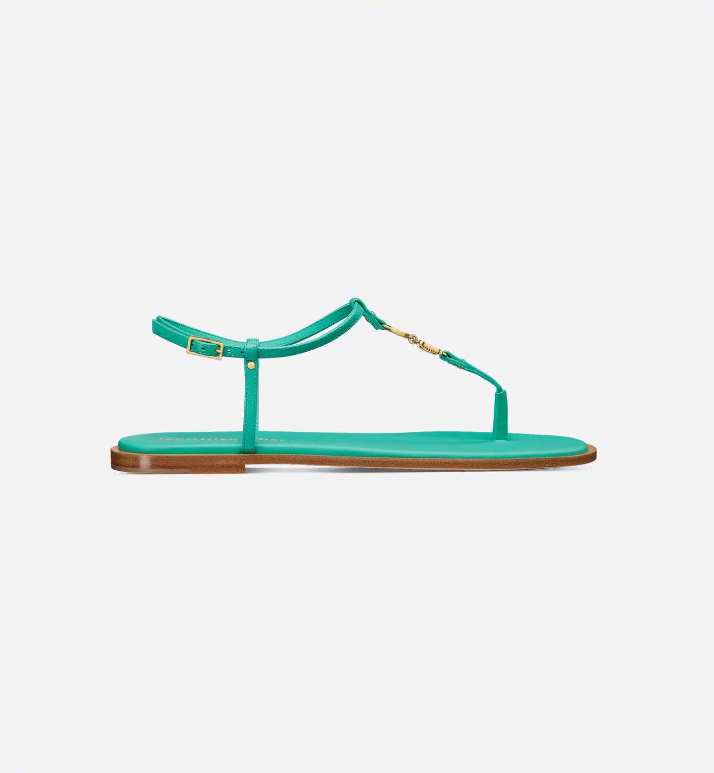 C'est Thong Sandal Aquamarina Calfskin