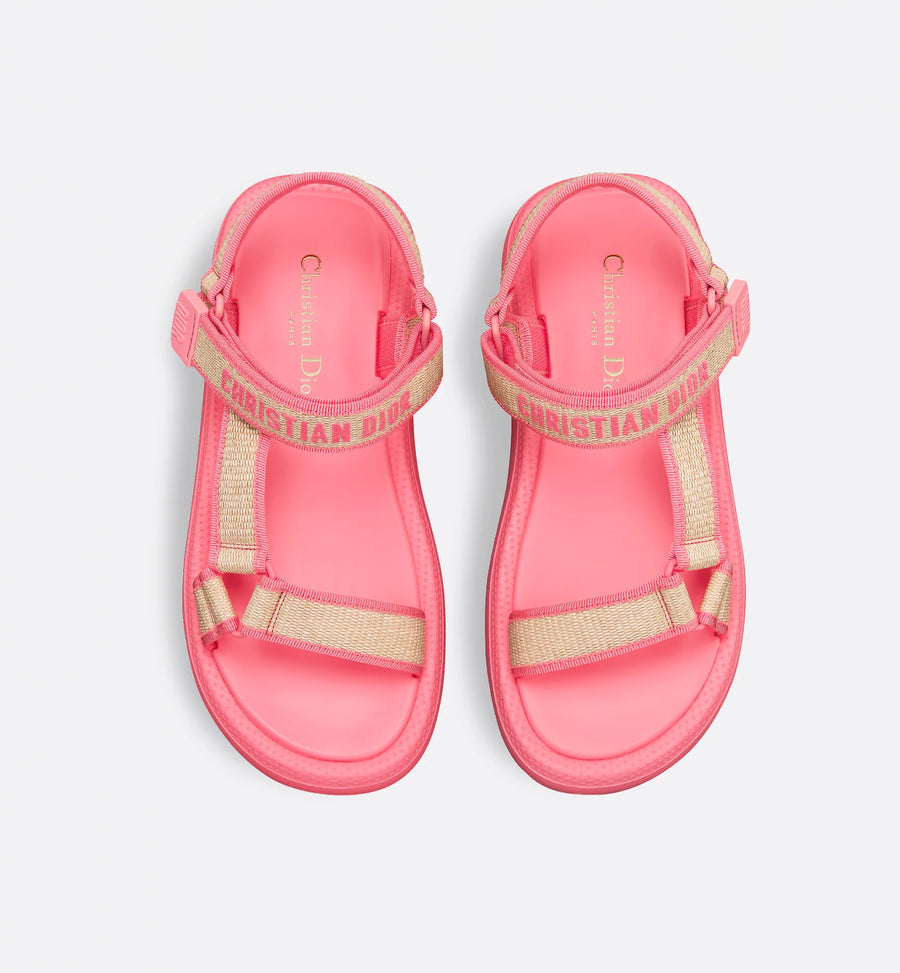 D-Wave Embroidered Sandal