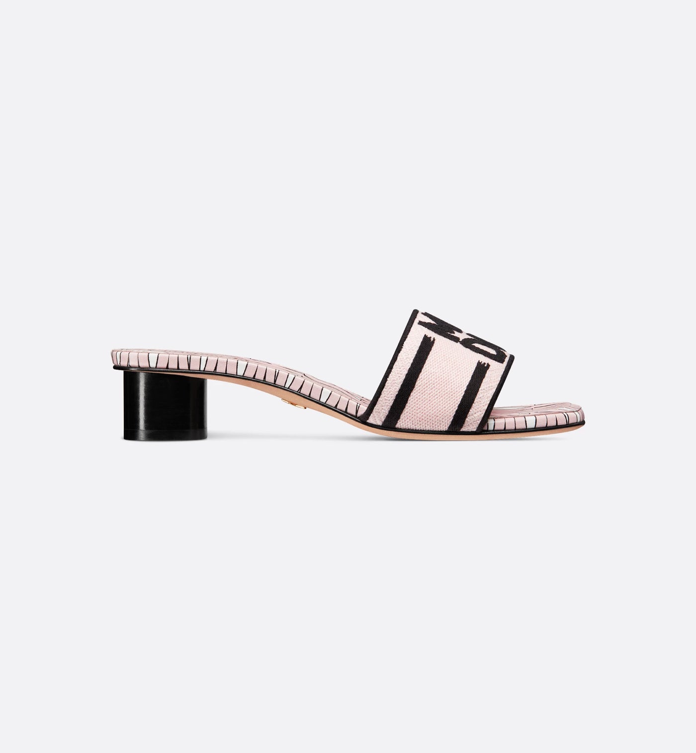 Dway Heeled Slide Pale Pink