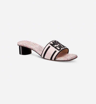 Dway Heeled Slide Pale Pink