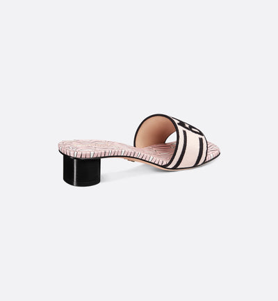 Dway Heeled Slide Pale Pink