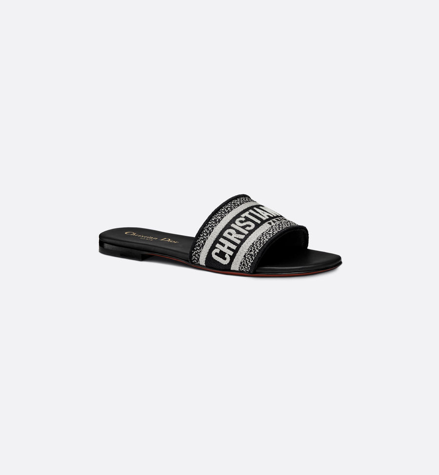 Dway Embroidered Slide