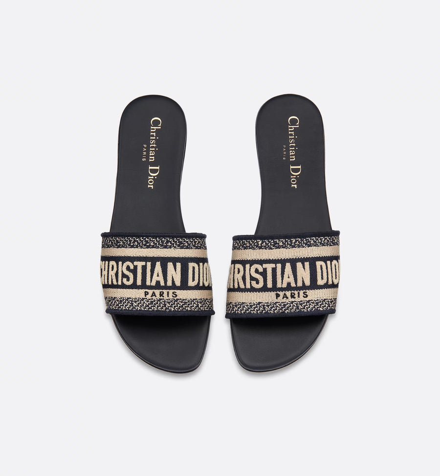 Dway Embroidered Slide