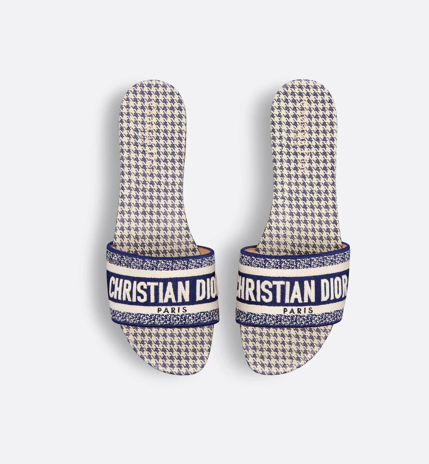 Dway Houndstooth Motif Slide