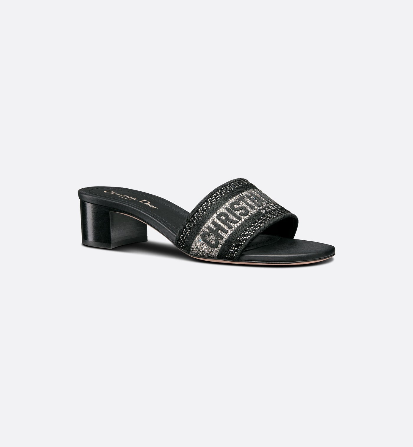 Dway Heeled Silver-Tone Slide