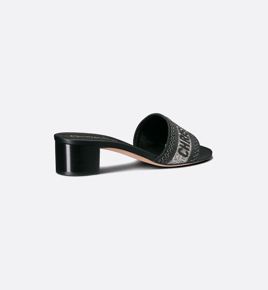 Dway Heeled Silver-Tone Slide