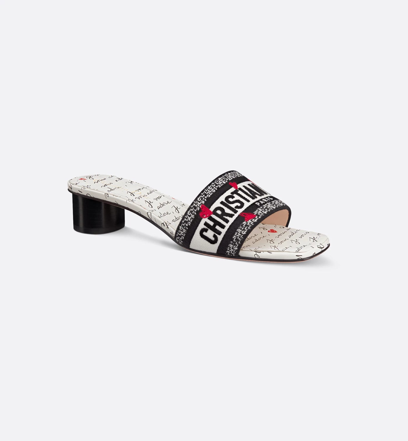 Dway Heeled Slide Adore Motif