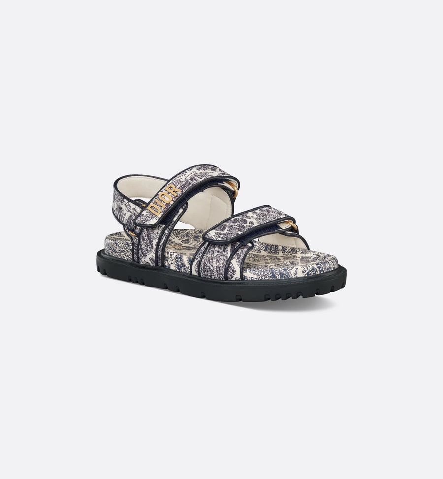 Printed Fabric Sandal