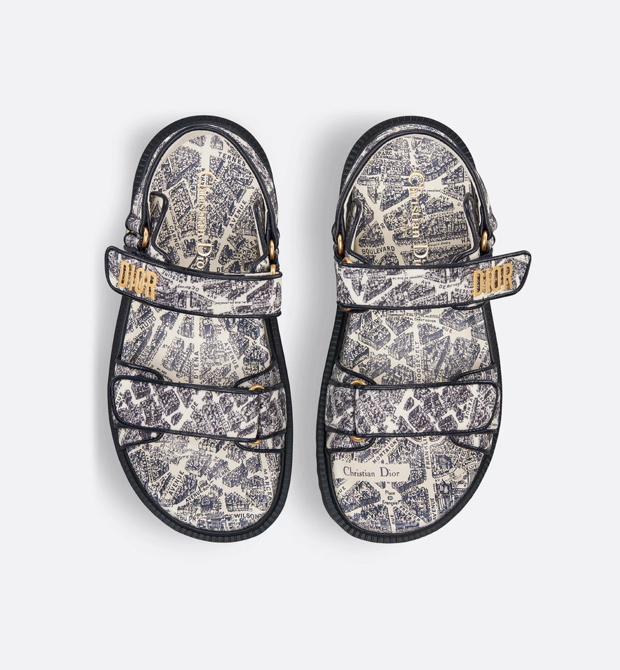 Printed Fabric Sandal