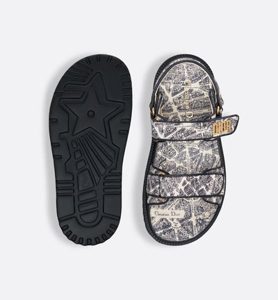 Printed Fabric Sandal