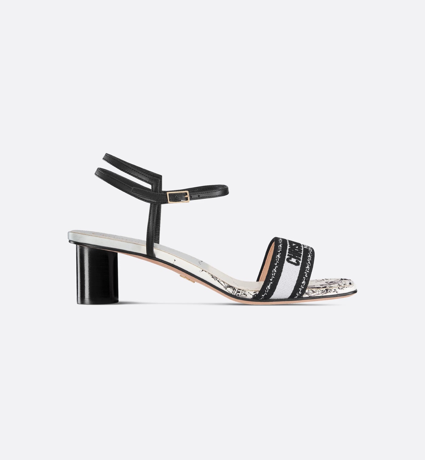 Dway Heeled Sandal Paris Motif