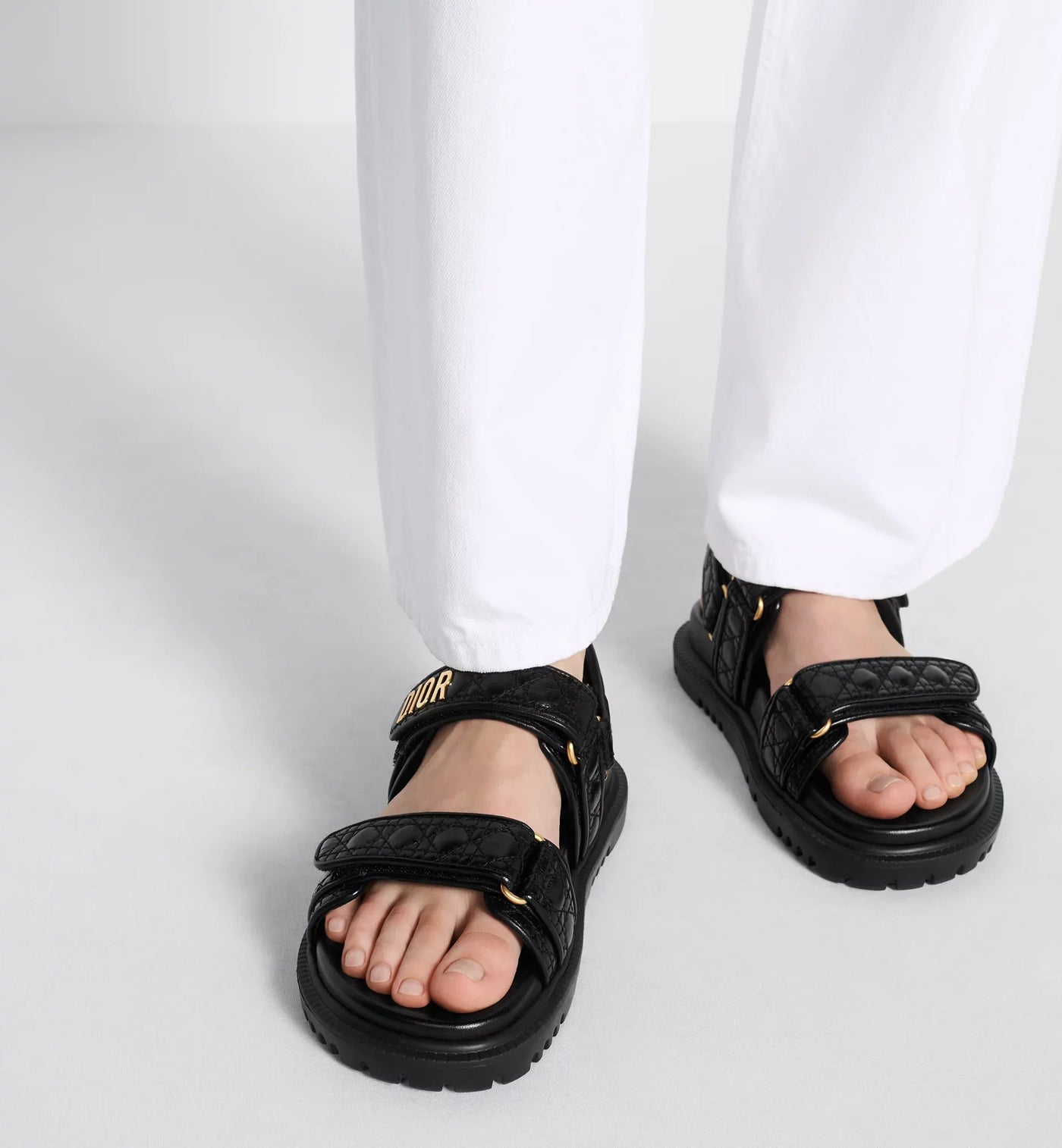 Cannage Calfskin Sandal