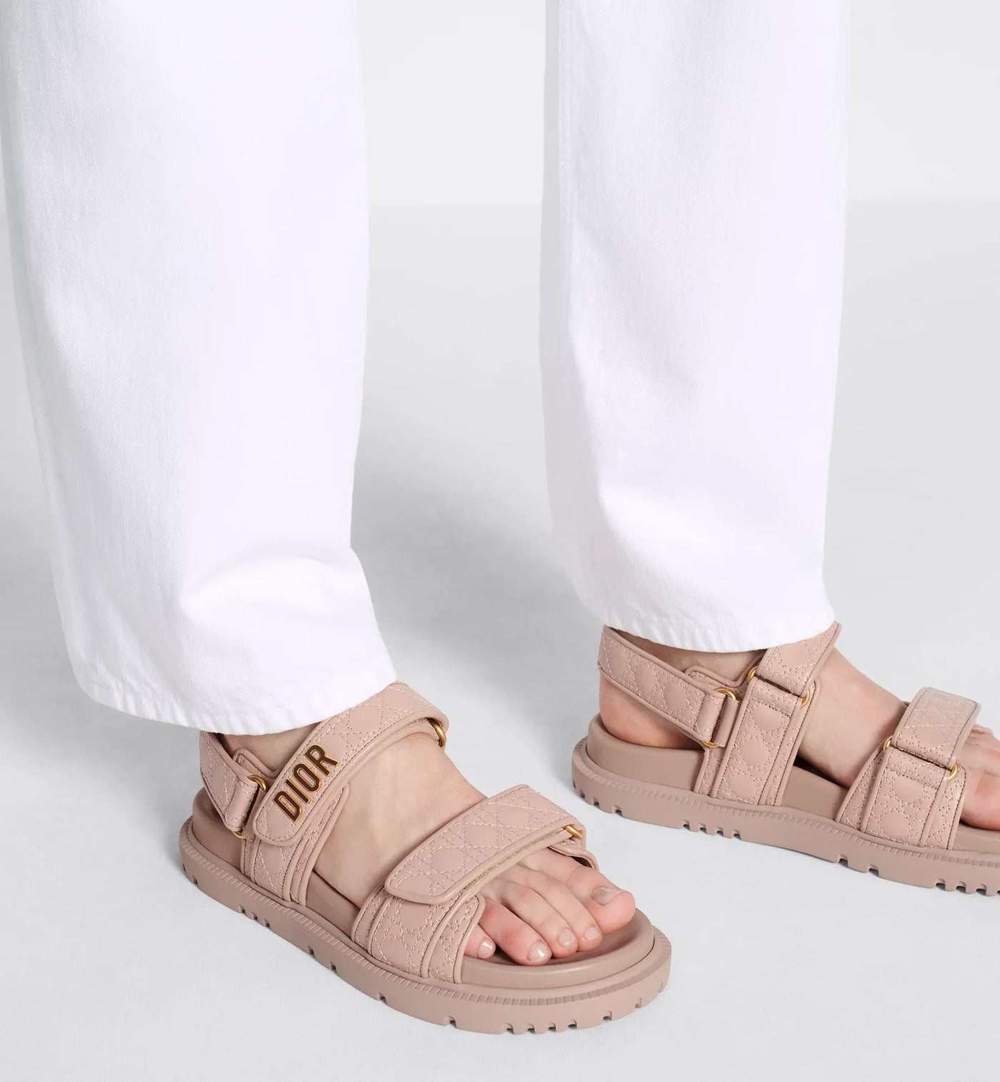 Cannage Calfskin Sandal