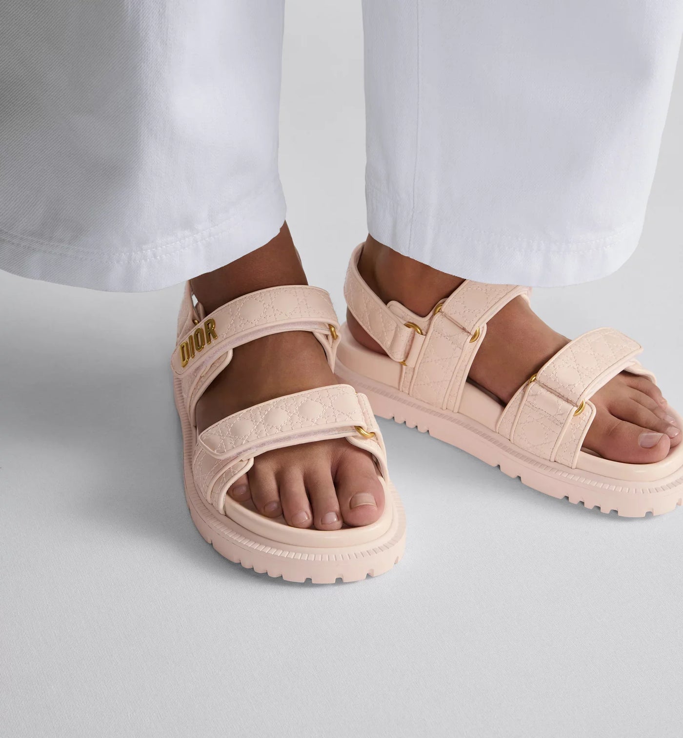 Cannage Calfskin Sandal