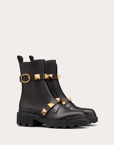 ROMAN STUD CALFSKIN COMBAT BOOT 40MM