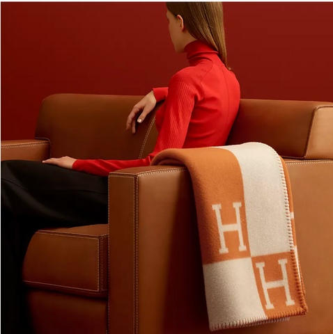 Hermes Avalon Classic Throw Blanket