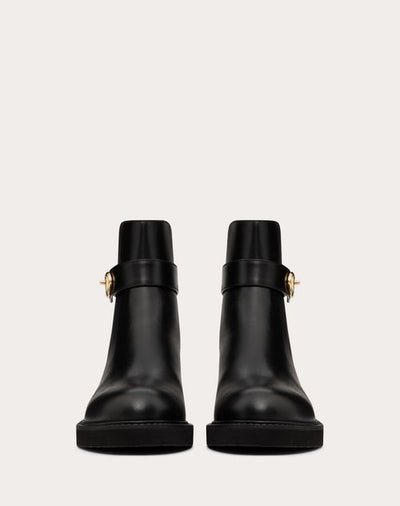 VLOGO LOCKER CALFSKIN ANKLE BOOT 40MM