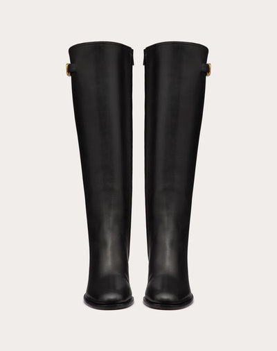 VLOGO SIGNATURE CALFSKIN BOOT 70MM