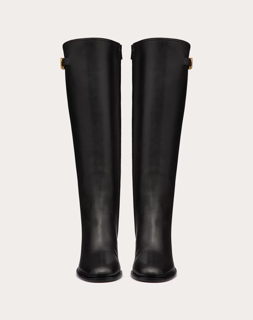 VLOGO SIGNATURE CALFSKIN BOOT 70MM