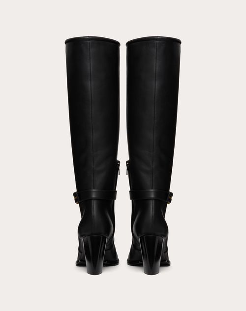 VLOGO SIGNATURE CALFSKIN BOOT 75MM