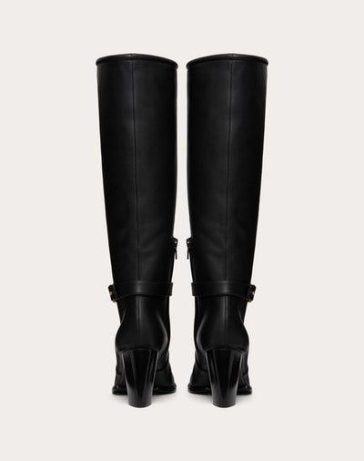 VLOGO SIGNATURE CALFSKIN BOOT 75MM