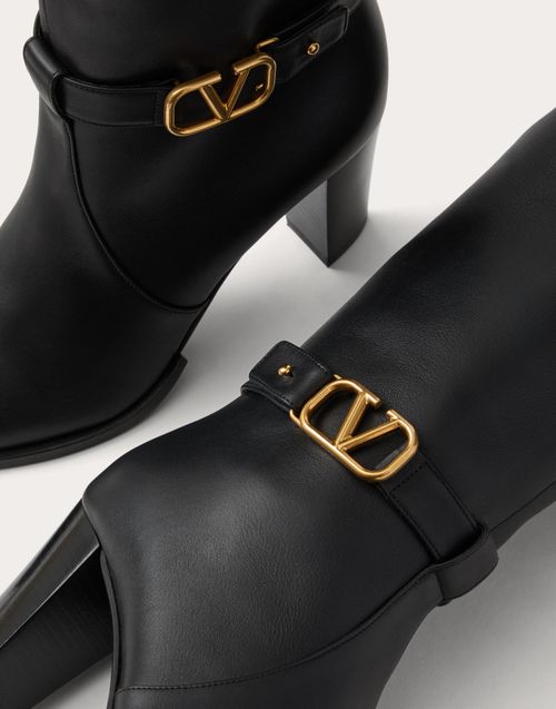 VLOGO SIGNATURE CALFSKIN BOOT 75MM