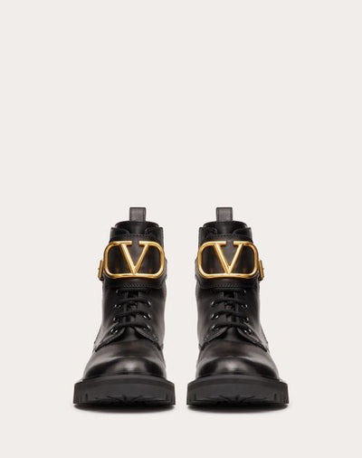 VLOGO SIGNATURE CALFSKIN COMBAT BOOT 35MM / .8 IN.