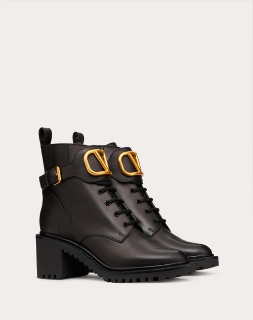 VLOGO SIGNATURE CALFSKIN COMBAT BOOT 70 MM